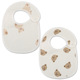 G6 bear head two gauze waterproof bib