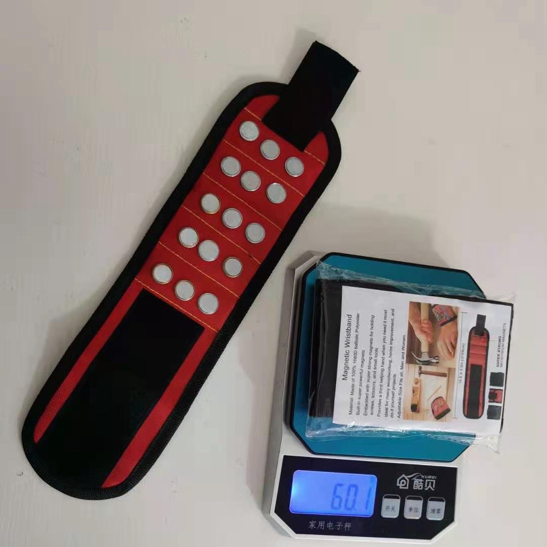 Cross-border supply factory magnetic wrist strap tool kit electrical accessories magnet pickup adsorption screw magnetic wrist strap