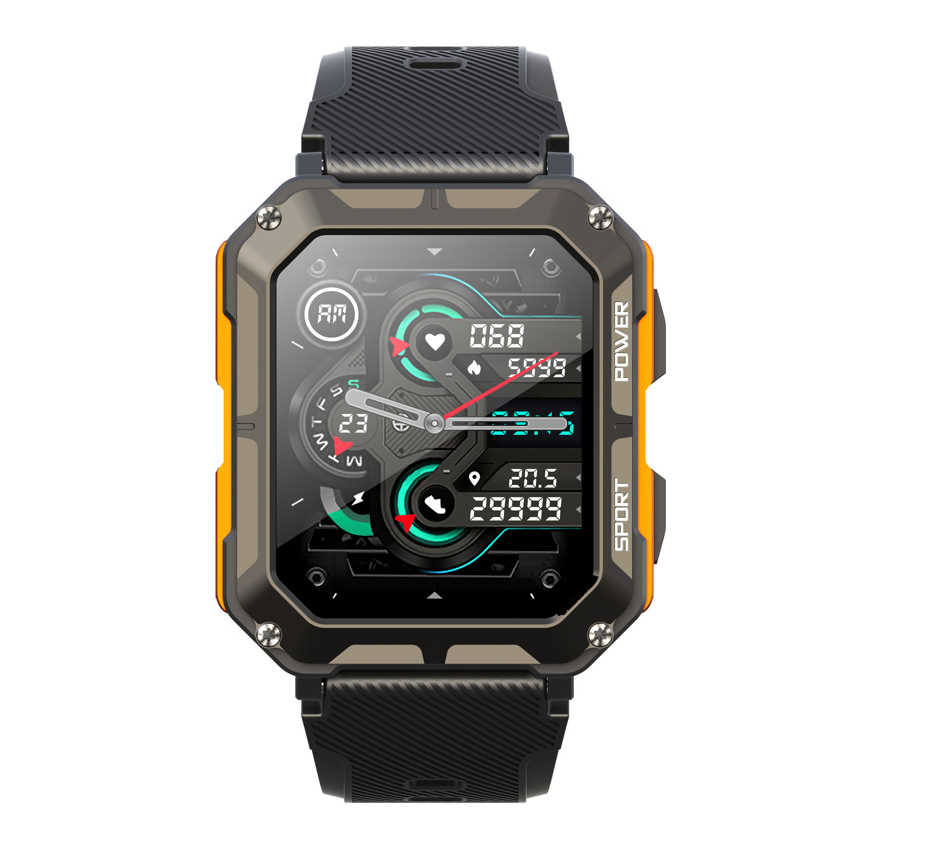 New C20PRO smart watch 1.83 inch with call three prevention outdoor exercise heart rate blood oxygen detection
