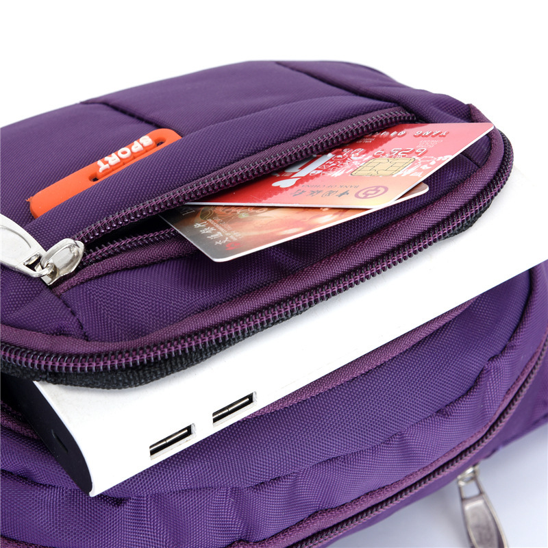 New Waist Bag Men's and Women's Multifunctional Large Capacity Water-repellent Wear-resistant Outdoor Sports Mobile Phone Wallet Cash register Business Bag