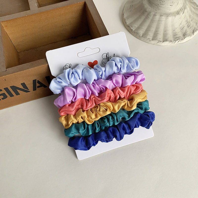 Miaode jewelry new matte small intestine hair ring cross-border European and American large intestine hair rope high-grade hair rope hair accessories wholesale