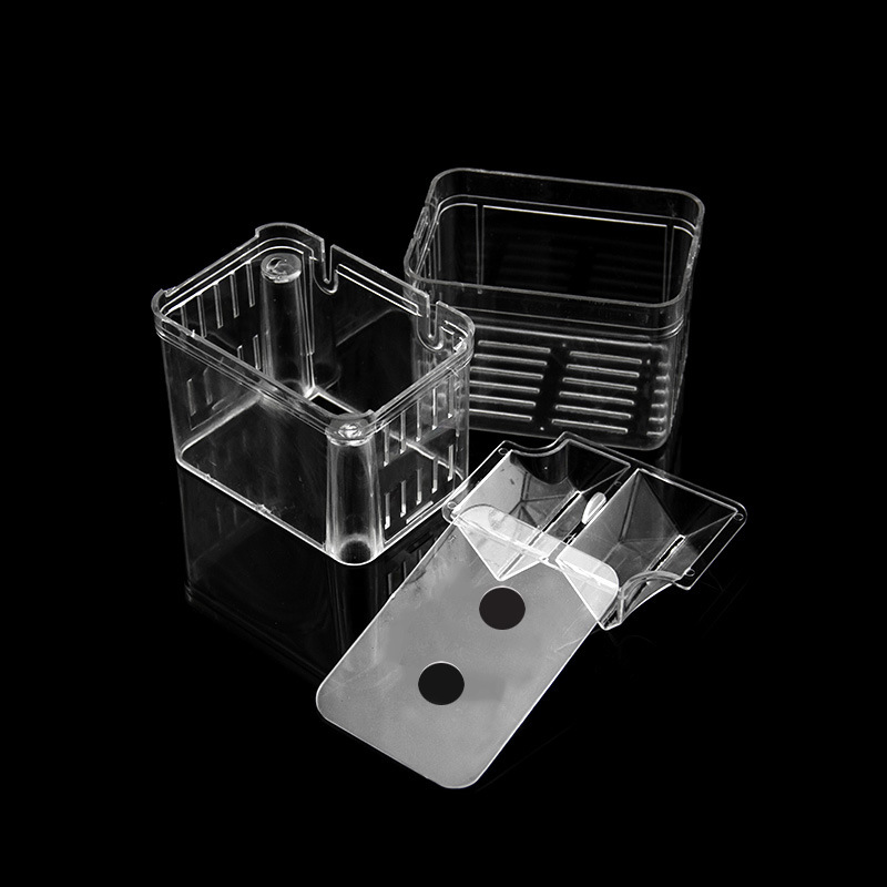 Fish Tank Isolation Box Guppy Hatching Box Tropical Fish Small Fish Juvenile Hatching Box Hook Box Large Small Size Independent