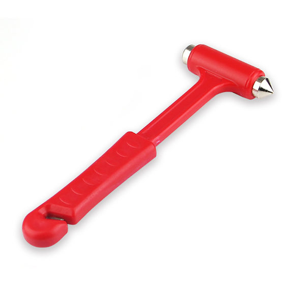 Car two-in-one safety hammer long handle solid multi-functional emergency safety hammer escape hammer window breaker life-saving hammer
