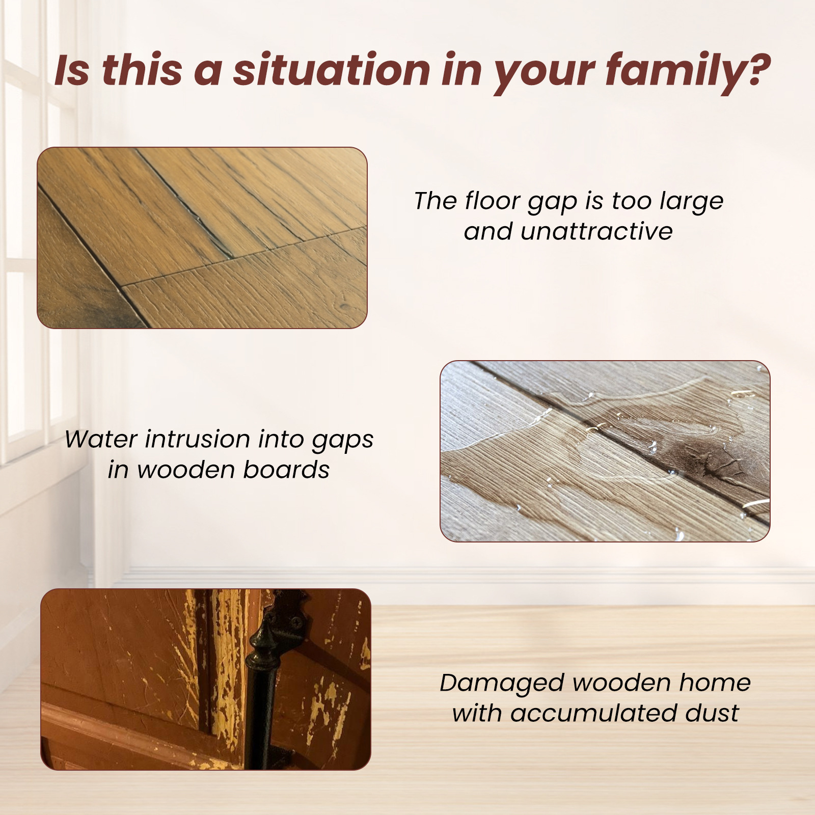 Jaysuing wood floor sealant solid wood wooden furniture floor scratch repair waxing filling sealant