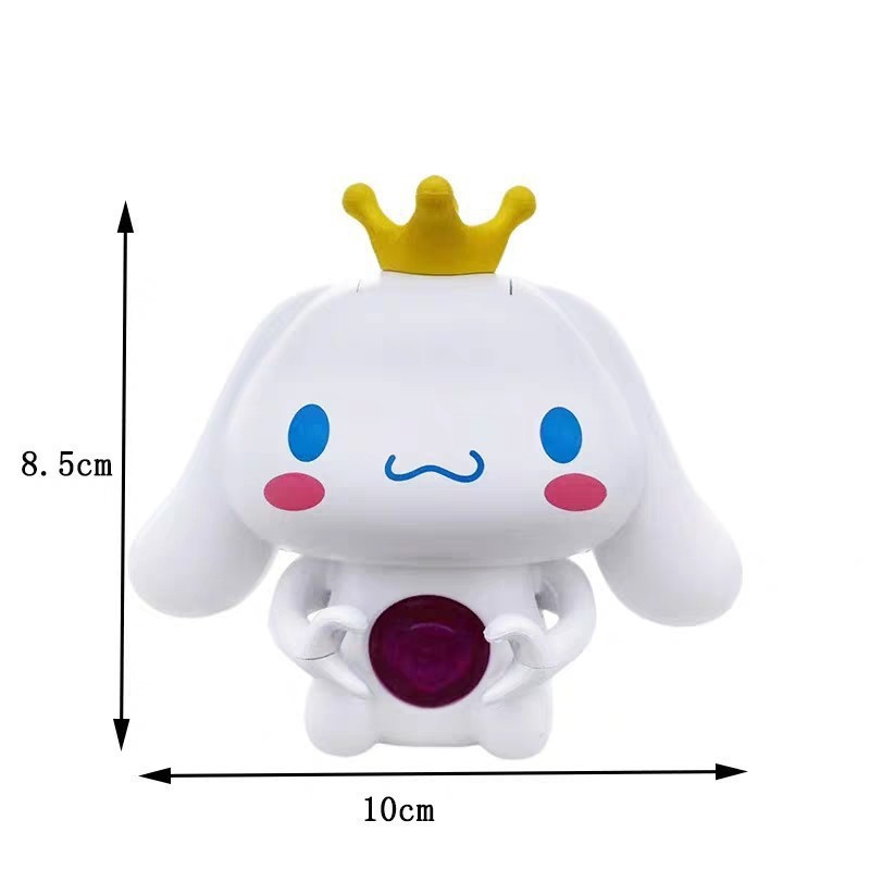 Bixin Dog Cute with Light and Voice Love Heart-shaped Shake Tone Same Qixi Festival Gift for Girlfriend Heart-shaped Doll