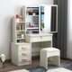 Dresser Cabinet Integrated Bedroom Small Makeup Table Push-pull Mirror Foreign Trade Cross-border Dresser Modern Simple