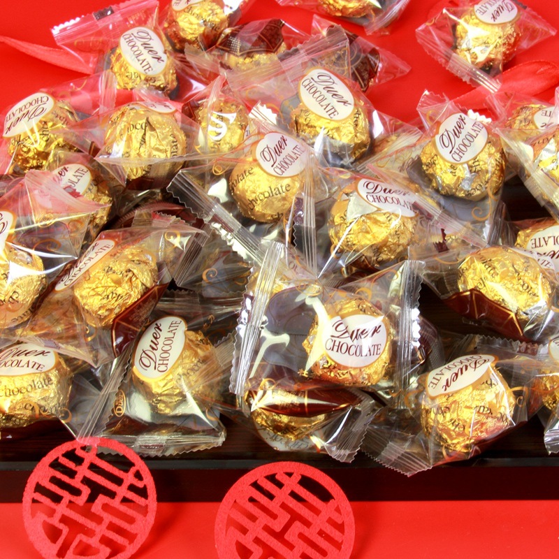 Jinsha Bulk Sandwich Nut Chocolate Spring Festival New Year Gift Wedding Candy Valentine's Day Independent Packaging