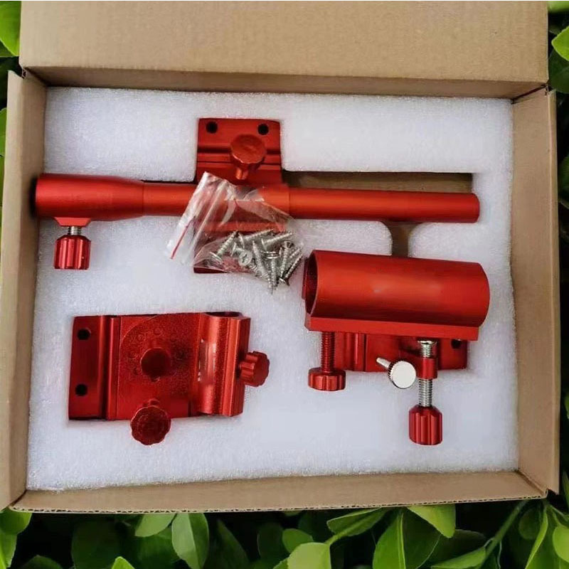 Wholesale fishing box accessories aluminum alloy three-piece battery rack fish protection rack bait tray rack umbrella rack disassembly fishing gear accessories