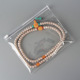 18*15cm; pure transparent zipper bag