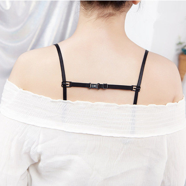 Underwear Anti-slip Artifact Bra Anti-slip Strap Fixed Strap Anti-drop with Anti-slip Buckle Bra Invisible Transparent Anti-slip Shoulder Strap