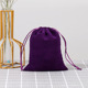 Short plush purple; 7cm * 9cm