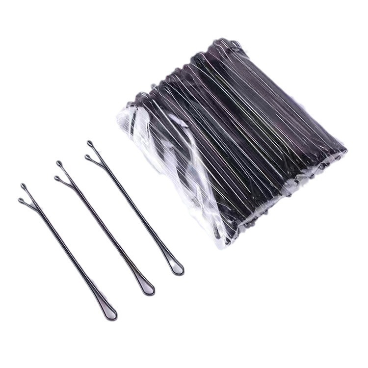 Black word clip small black clip headdress edge clip wave rigid clip makeup artist fixed hair U-shaped hair clip hair accessories