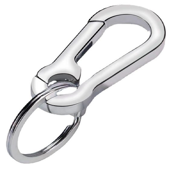 Factory direct cross-border Men's waist hanging key ring metal key ring anti-lost national wholesale motorcycle women's stall
