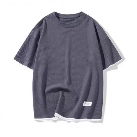 Waffe Sports Casual suit Men's Summer Thin Loose plus size Short-sleeved T-shirt Shorts Set of Handsome Collocation