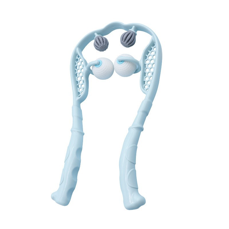 Manual cervical vertebra massager multifunctional clip neck neck roller neck clip shoulder neck massager factory wholesale