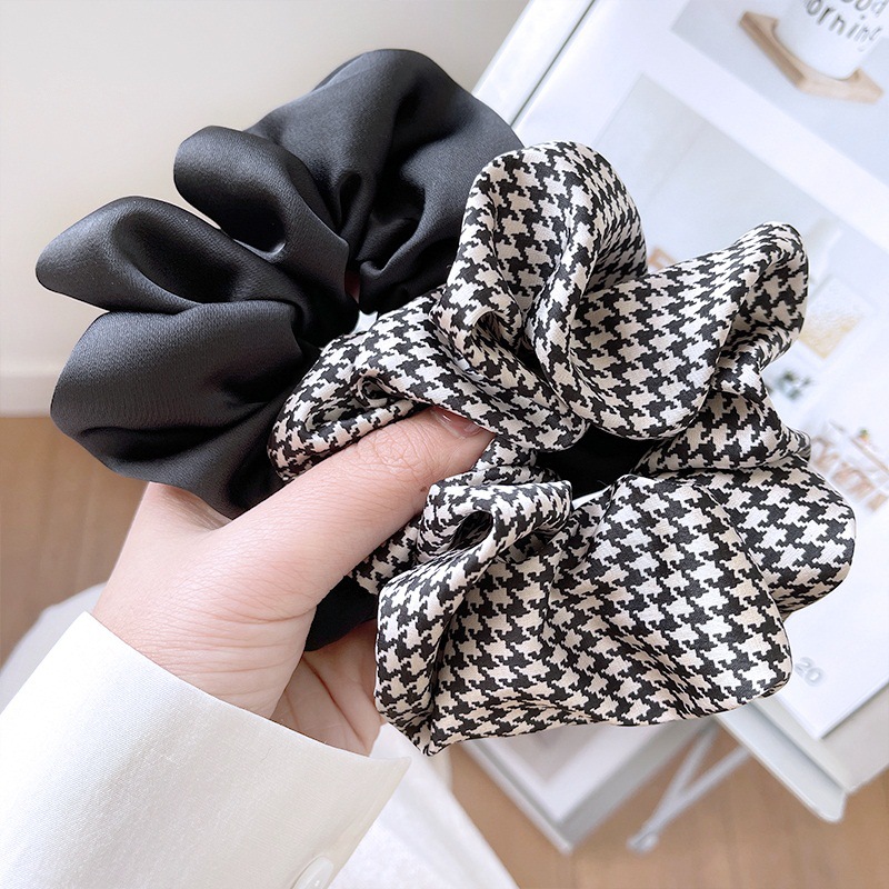 Advanced Sense Large Intestine Hair Ring Original 2022 New Style Hair Rope Temperament Tie Rope Women's Simple Ball Hair Jewelry