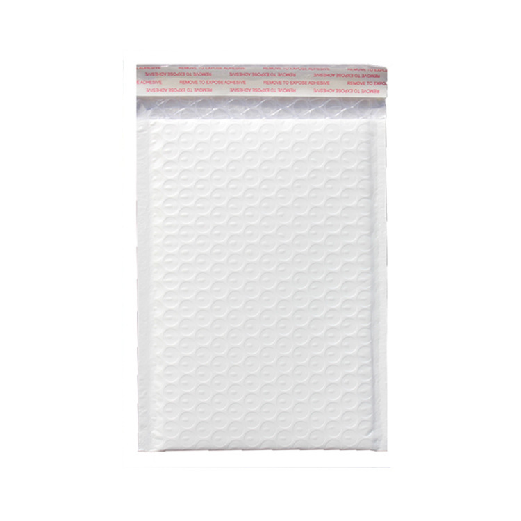 Shockproof express packaging foam bag Milky White Pearl film bubble envelope bag waterproof clothing packaging Bubble Bag