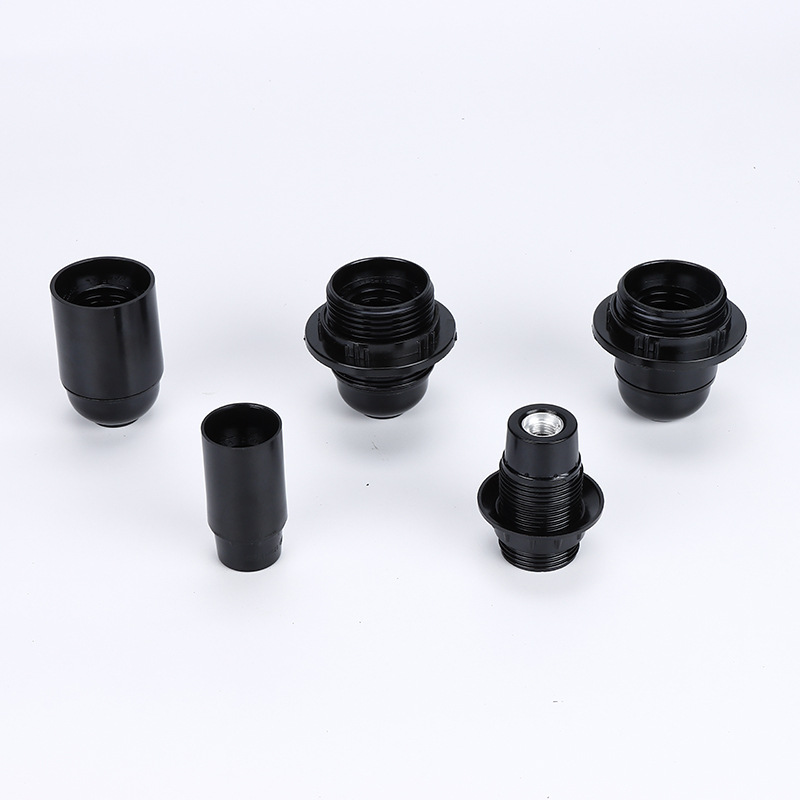 Lamps spiral lamp holder lamp socket table lamp floor lamp accessories E27E14 self-locking black Bakelite screw lighting