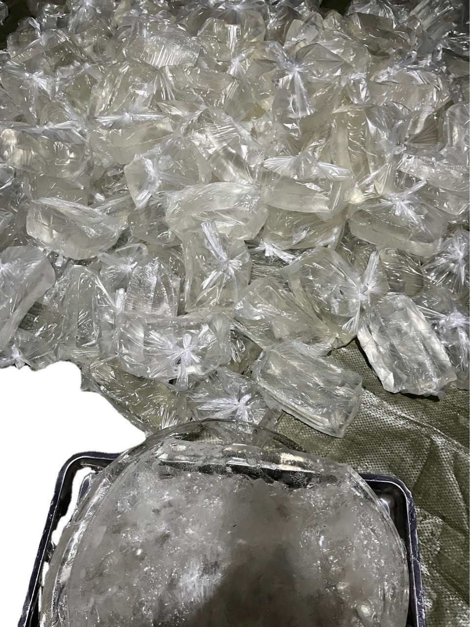 DIY material Jelly Wax pinch music candle raw material crystal wax hard mold plastic transparent jelly wax