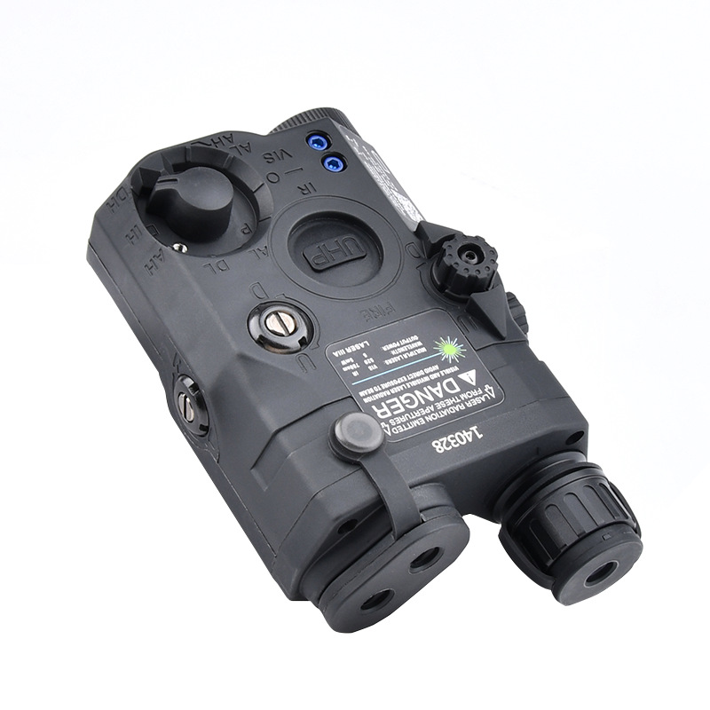 PEQ-15 tactical laser indicator LED bright light flash lighting IR red green blue laser battery box overseas version