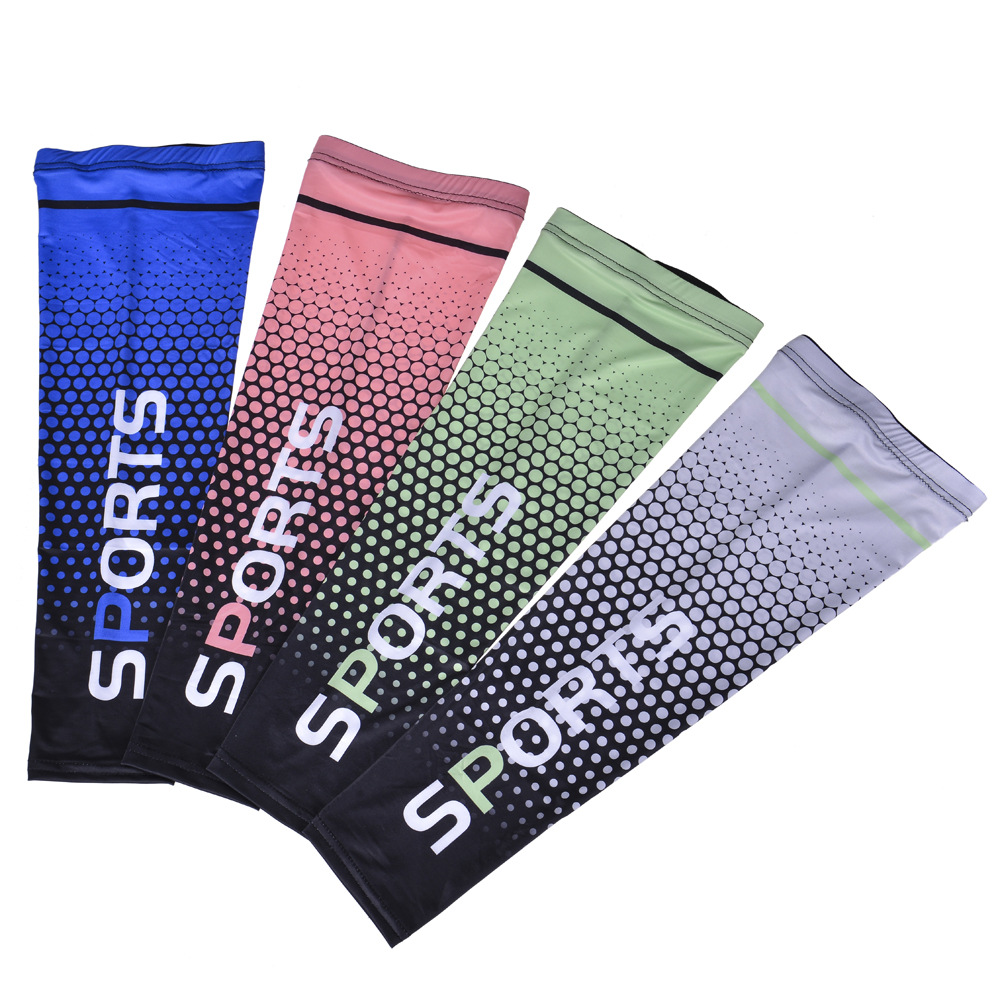 Sports Knee Protector Elastic Ice Silk Leg Protector Men's and Women's Outdoor Sun Protection Cycling Protector Quick-drying Running Outdoor Non-slip Leg Cover