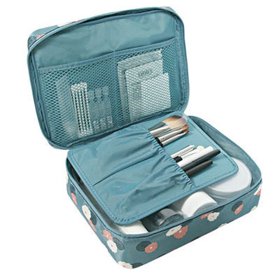 Second Generation Floral Quartet Cosmetic Bag Hot Selling Large Capacity Waterproof Storage Bag Portable Travel Wash Bag