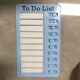 TO DO List Blue White Card