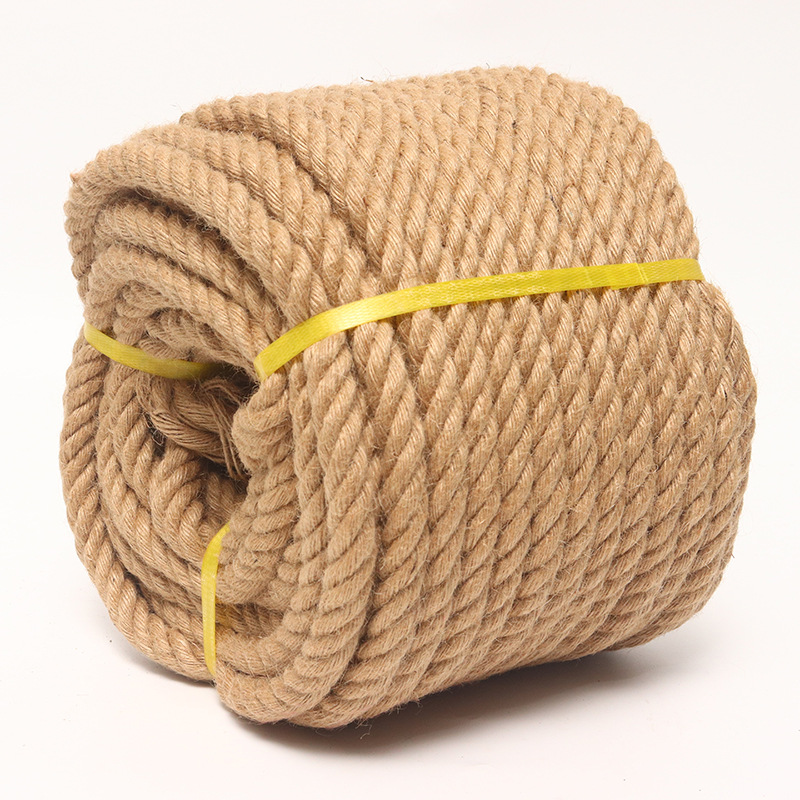 hemp rope cross-border supply tag binding braided rope tug-of-war rope diy juce rope retro decorative lighting hemp rope