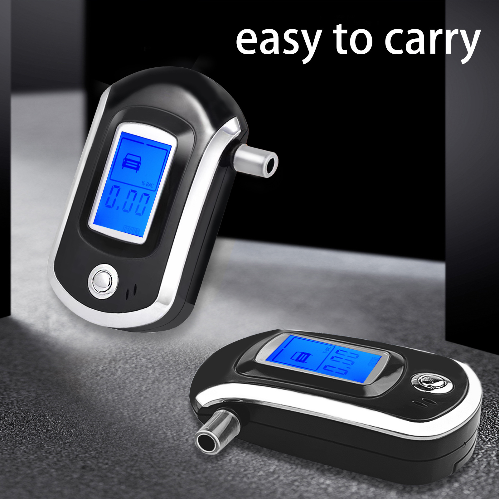 Cross-border English alcohol tester portable drunk driving tester mini blow AT6000 alcohol tester