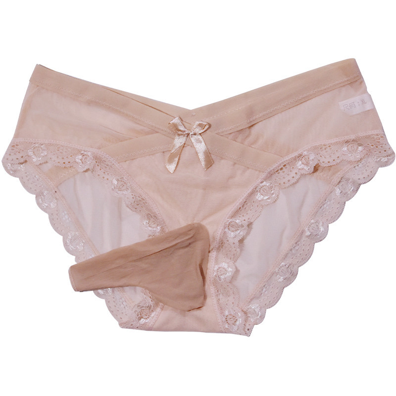 Men's Large Size Japanese Underwear Couple Masturbation Bullet Separated Transparent Briefs Lace jj Set Puppet Inner Underwear