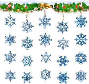 5d Diamond painting keychain double-sided rhinestone snowflake crystal diamond diy bag decoration acrylic kit in stock