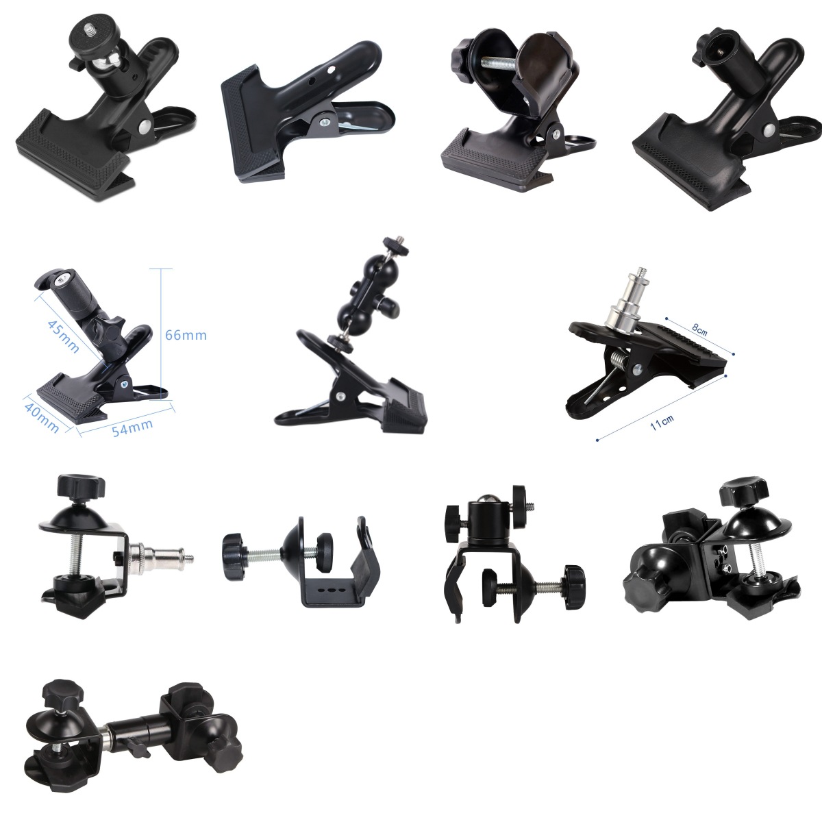 Camera photography background clip U-shaped desktop bracket metal umbrella clip mobile live strong clip universal PTZ