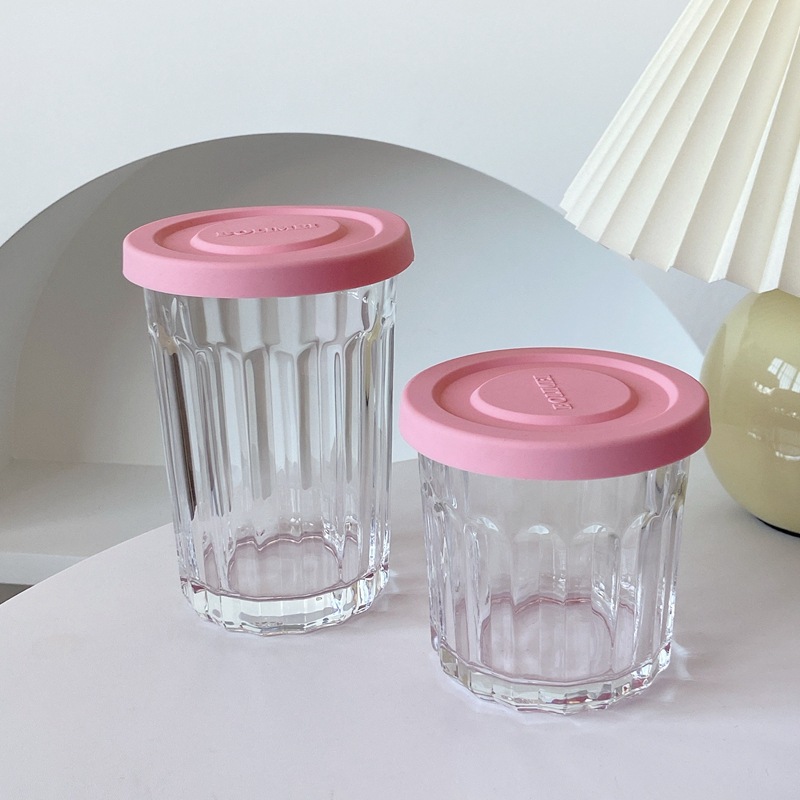 Bo Limei glass tea jar tea box scented tea jar office high color value tea sealed jar girl's heart