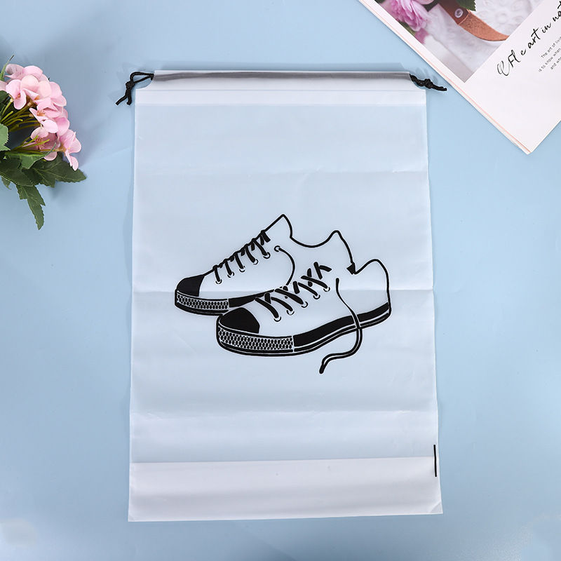 Travel shoes storage bag drawstring drawstring drawstring bag dustproof shoe bag cartoon bear packaging bag in stock waterproof clothing bag