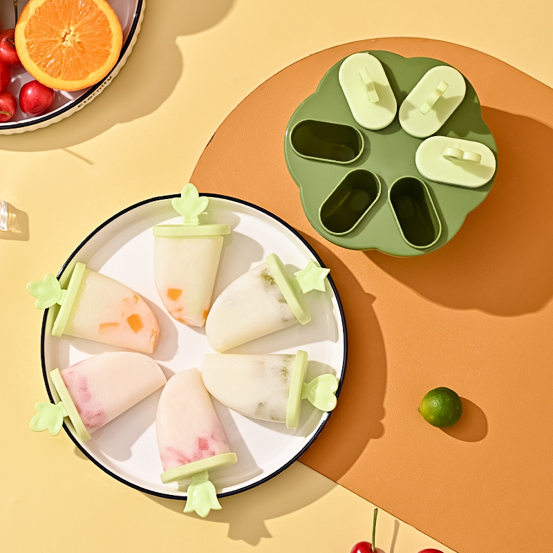 Household Popsicle Box Factory Spot Popsicle Mold Diy Homemade Frozen Ice Cream Popsicle Box Artifact Ice Cream Mold Ice Mold