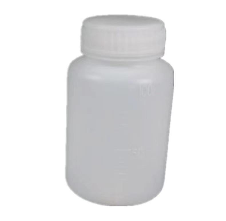 100 250/500/1000mlミリリットル広口プラスチック瓶大口試薬瓶サンプル瓶目付き内蓋付き|undefined