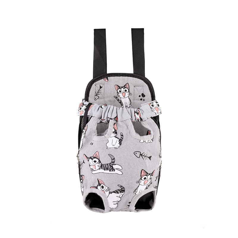 Dog Breathable Outgoing Portable Backpack Pet Backpack Chest Bag Pet Travel Backpack Four-legged Backpack