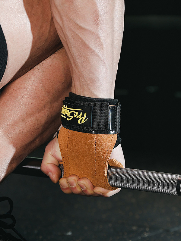 PROSUPPS fitness hard pull booster belt for men and women cowhide Hyde strength training fitness protective gear palm wrist guard