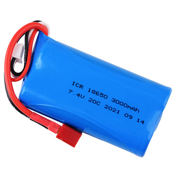 Foreign trade supply factory sales 18650 7.4V 3000MAH remote control toy off-road vehicle helicopter ship lithium battery pack
