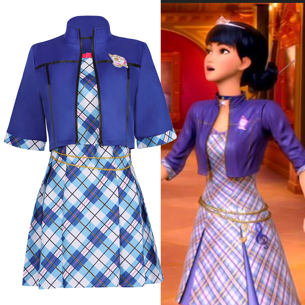 芭比cos服芭比之魅力公主學院艾拉同款校服cosplay萬聖節舞台服裝