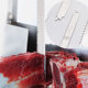 Stainless Steel Reciprocating Saw Blade Sabre Saw Strip Frozen Meat Bone Ice Cube Cutting Special Coarse Tooth Fine Tooth Bone Saw Machine Electric Saw