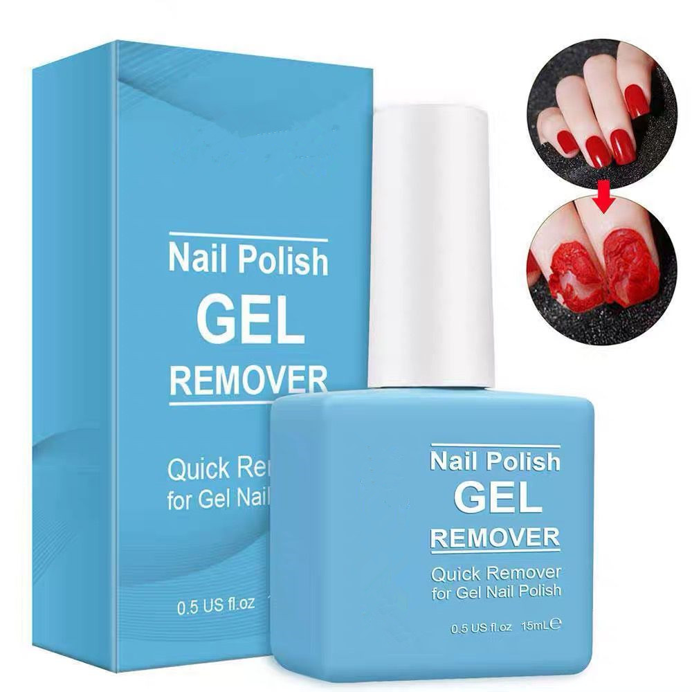 Lazy people can easily remove nail glue without hurting their hands. Nail polish glue nail art