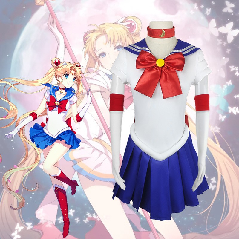Pretty girl warrior cosplay clothing water ice moon cos children adult role play clothing full set cross-border in stock