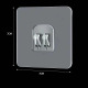 7x 7 Transparent Single Clasp