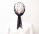 Black AB colored diamond long 90CM