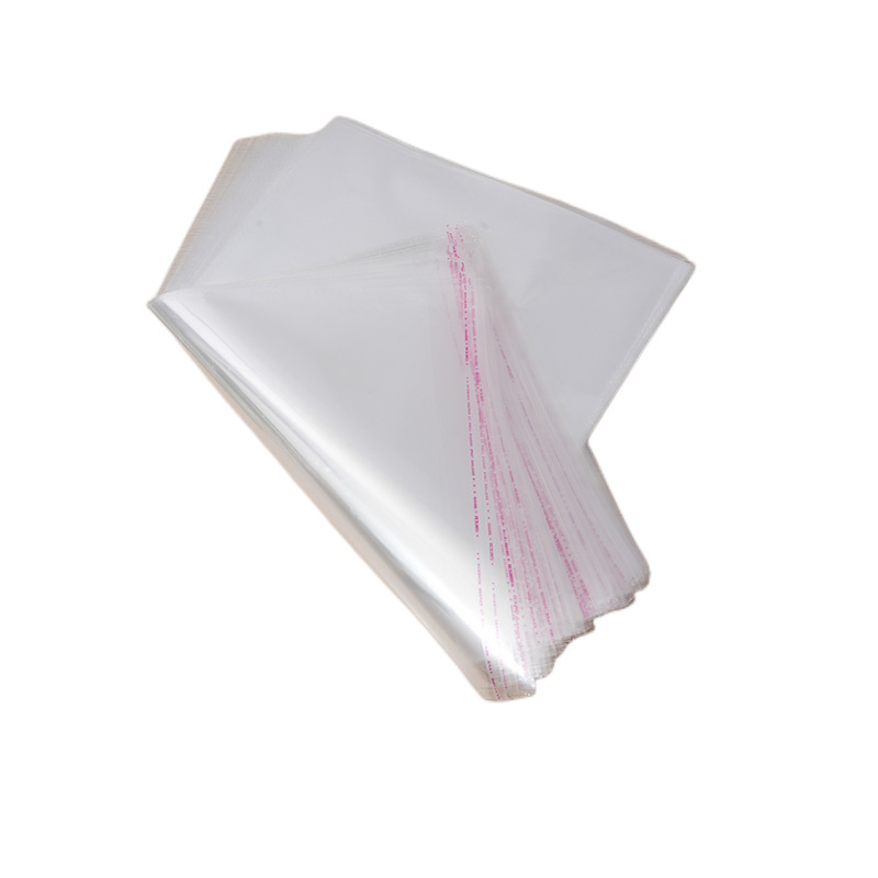 opp Film flat mouth clothes self-adhesive bag clothing packaging bag transparent plastic self-sealing self-adhesive wholesale opp bag