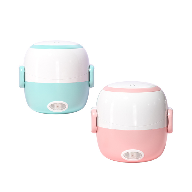 Mini Small Rice Cooker Mini Kitchen Steaming Heating Lunch Box Hot Dish Cooking Rice