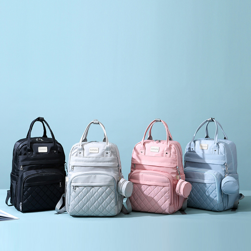Cross-border Hot-selling Maternal and Infant Supplies Bag Multi-pocket Multi-purpose Backpack Waterproof Cart Hanging Milk Storage Mummy Bag Wholesale