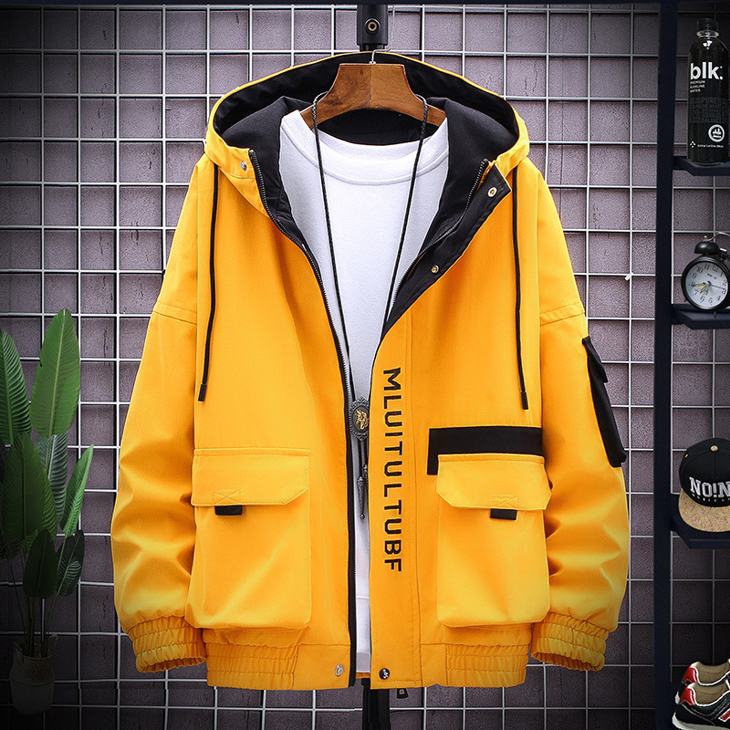 Workwear Coat Men's Spring and Autumn 2020 New Men's Coat Short Korean-style Trendy Men's Student Jacket Upper Clothes