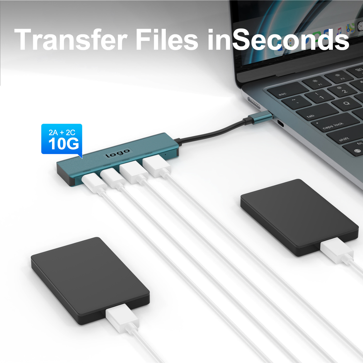 New 10Gbps hub typec expansion dock laptop extender USB3.2gen2 docking station